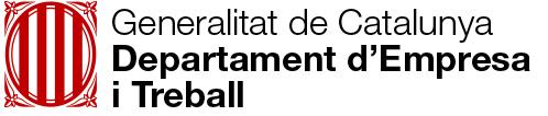 Logotip Generalitat Dpt Empresa i Treball